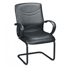 GRP 3300 - PVC Leather Cantilevel Lowback Visitor Chair 